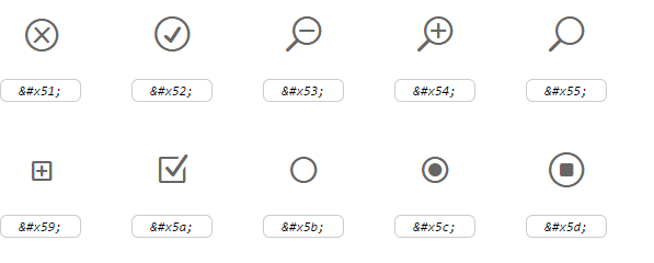 一套非常实用的html_css实现常用的ICON图标