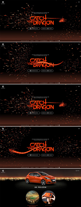 Peugeot Catch the Dragon汽车网站