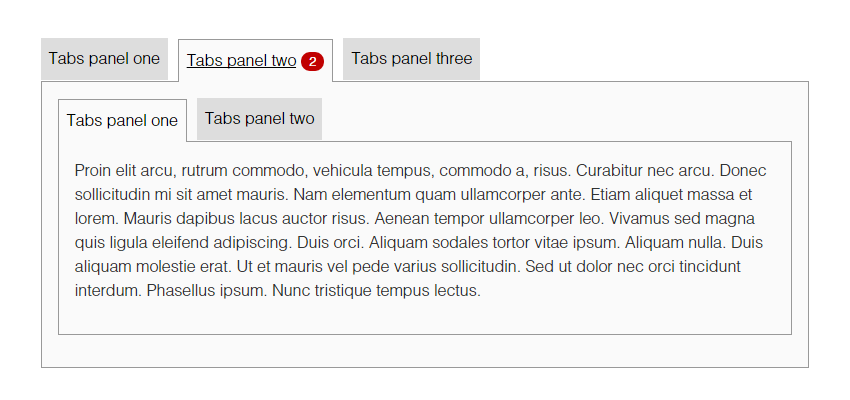 可嵌套的jQuery选项卡插件 Accessible Tabs