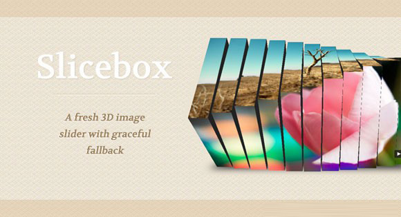 Slicebox焦点图3D切换jQuery