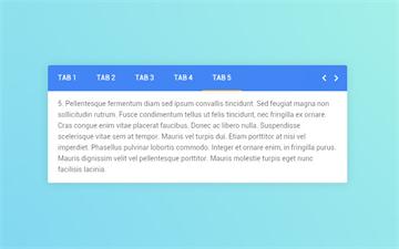 CSS3实现个性tab选项卡切换效果