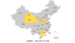 echarts.js插件实现中国地图省份选择效果