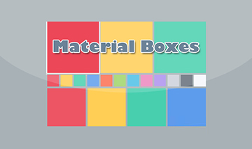 Material Design风格动态网格卡片布局UI
