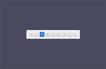纯CSS3带过渡动画效果分页条