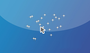 jQuery鼠标跟随星星特效