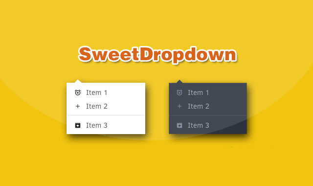 SweetDropdown-多用途jQuery下拉列表