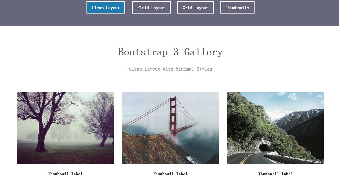 4种超酷Bootstrap图片画廊和lightbox效果