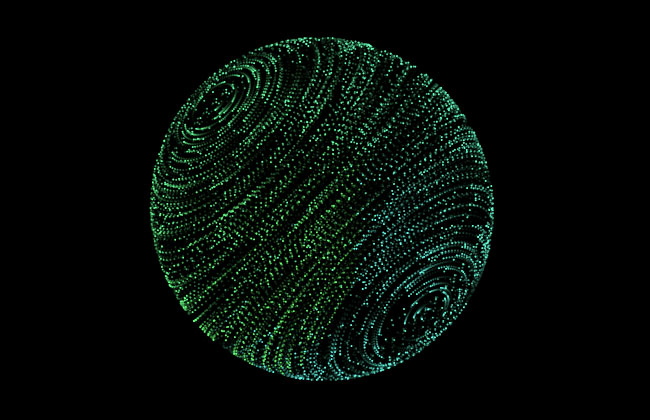 Canvas粒子图形变形动画