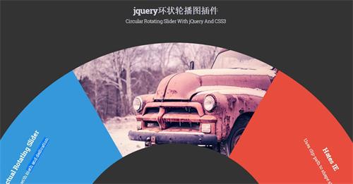 jquery环状轮播图