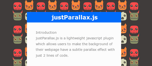 Parallax.js视差滚动