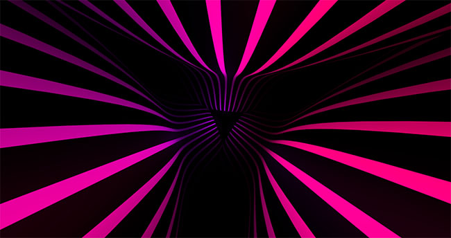 html5 canvas波浪隧道动画