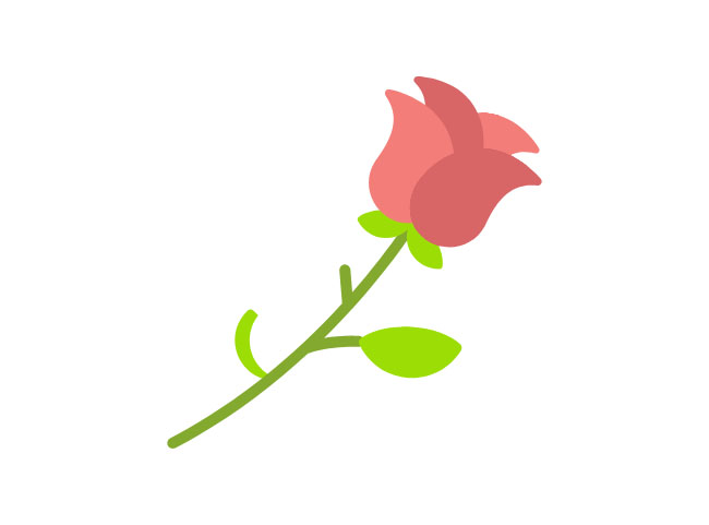 HTML5 SVG线条玫瑰花动画