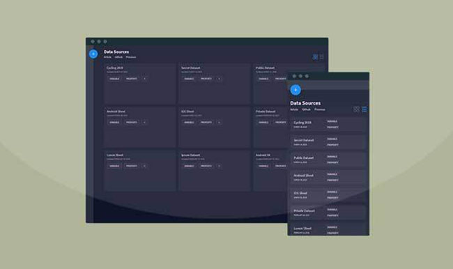 CSS3列表布局切换