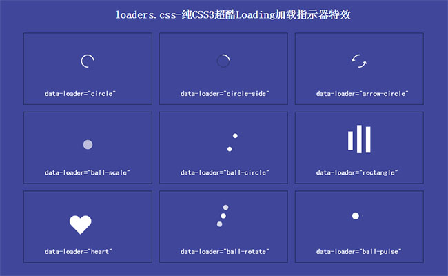 纯CSS3实现图标加载动画