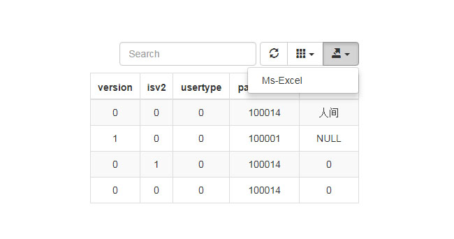 基于Bootstrap表格导出Excel