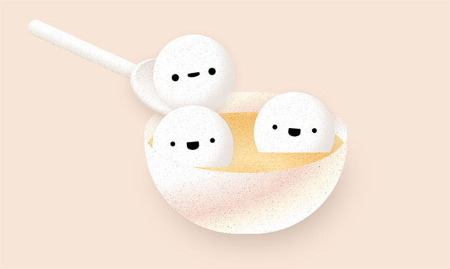 CSS3汤圆可爱表情动画