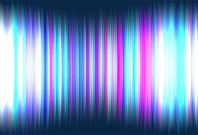 彩色条状霓虹灯CSS3特效