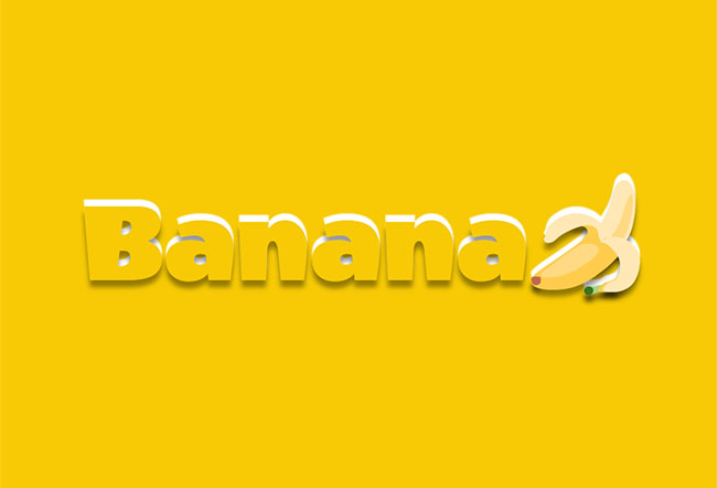 CSS3 3D文字抖动香蕉动画特效