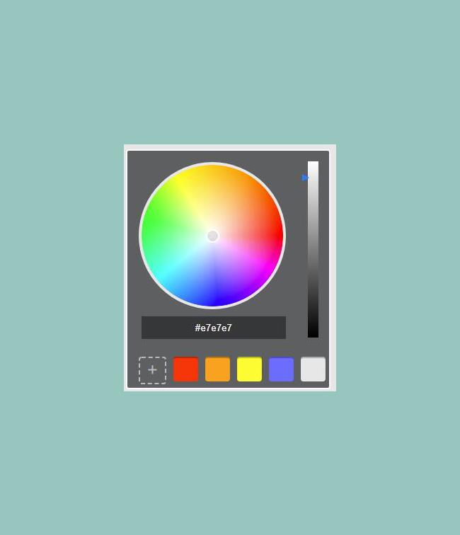 JS编写的颜色选择器